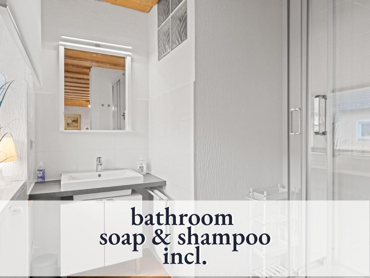 Sehr Gemuetliche Ferienwohnung In Bester Lage Mit Grossem Sonnenbalkon L Innenstadtnaehe L 1 Minute Zum Bahnhof L Kueche L Tv L Free-Wlan L Willkommen Im Hallo!-Apartment 8 Bad Worishofen Ngoại thất bức ảnh