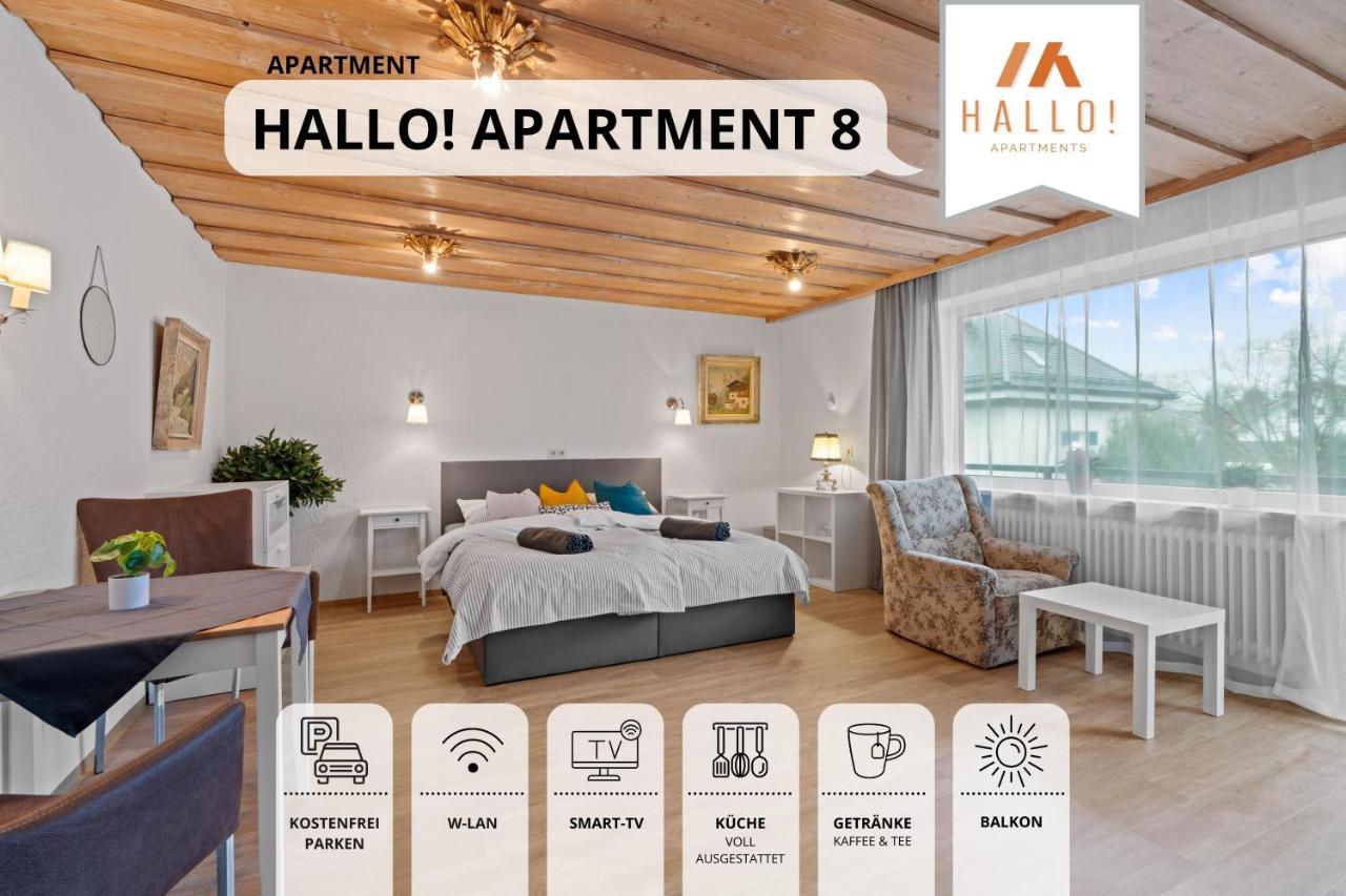 Sehr Gemuetliche Ferienwohnung In Bester Lage Mit Grossem Sonnenbalkon L Innenstadtnaehe L 1 Minute Zum Bahnhof L Kueche L Tv L Free-Wlan L Willkommen Im Hallo!-Apartment 8 Bad Worishofen Ngoại thất bức ảnh
