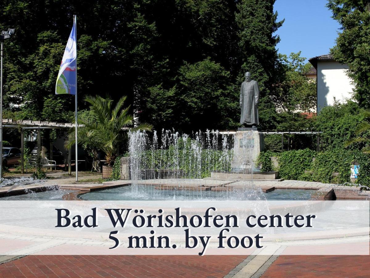 Sehr Gemuetliche Ferienwohnung In Bester Lage Mit Grossem Sonnenbalkon L Innenstadtnaehe L 1 Minute Zum Bahnhof L Kueche L Tv L Free-Wlan L Willkommen Im Hallo!-Apartment 8 Bad Worishofen Ngoại thất bức ảnh
