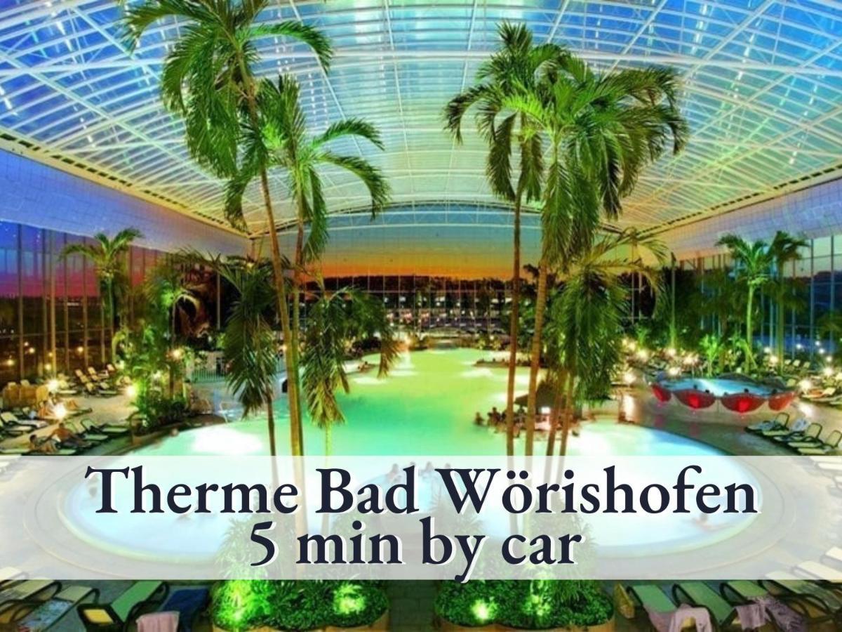 Sehr Gemuetliche Ferienwohnung In Bester Lage Mit Grossem Sonnenbalkon L Innenstadtnaehe L 1 Minute Zum Bahnhof L Kueche L Tv L Free-Wlan L Willkommen Im Hallo!-Apartment 8 Bad Worishofen Ngoại thất bức ảnh