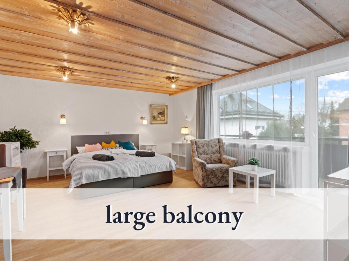 Sehr Gemuetliche Ferienwohnung In Bester Lage Mit Grossem Sonnenbalkon L Innenstadtnaehe L 1 Minute Zum Bahnhof L Kueche L Tv L Free-Wlan L Willkommen Im Hallo!-Apartment 8 Bad Worishofen Ngoại thất bức ảnh